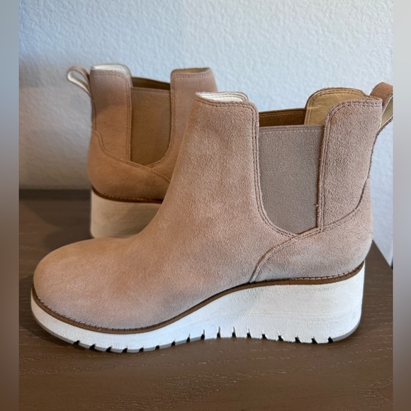 Cole Haan Shoes - NWOT Cole Haan ZerGrand Suede City Wedge Boots